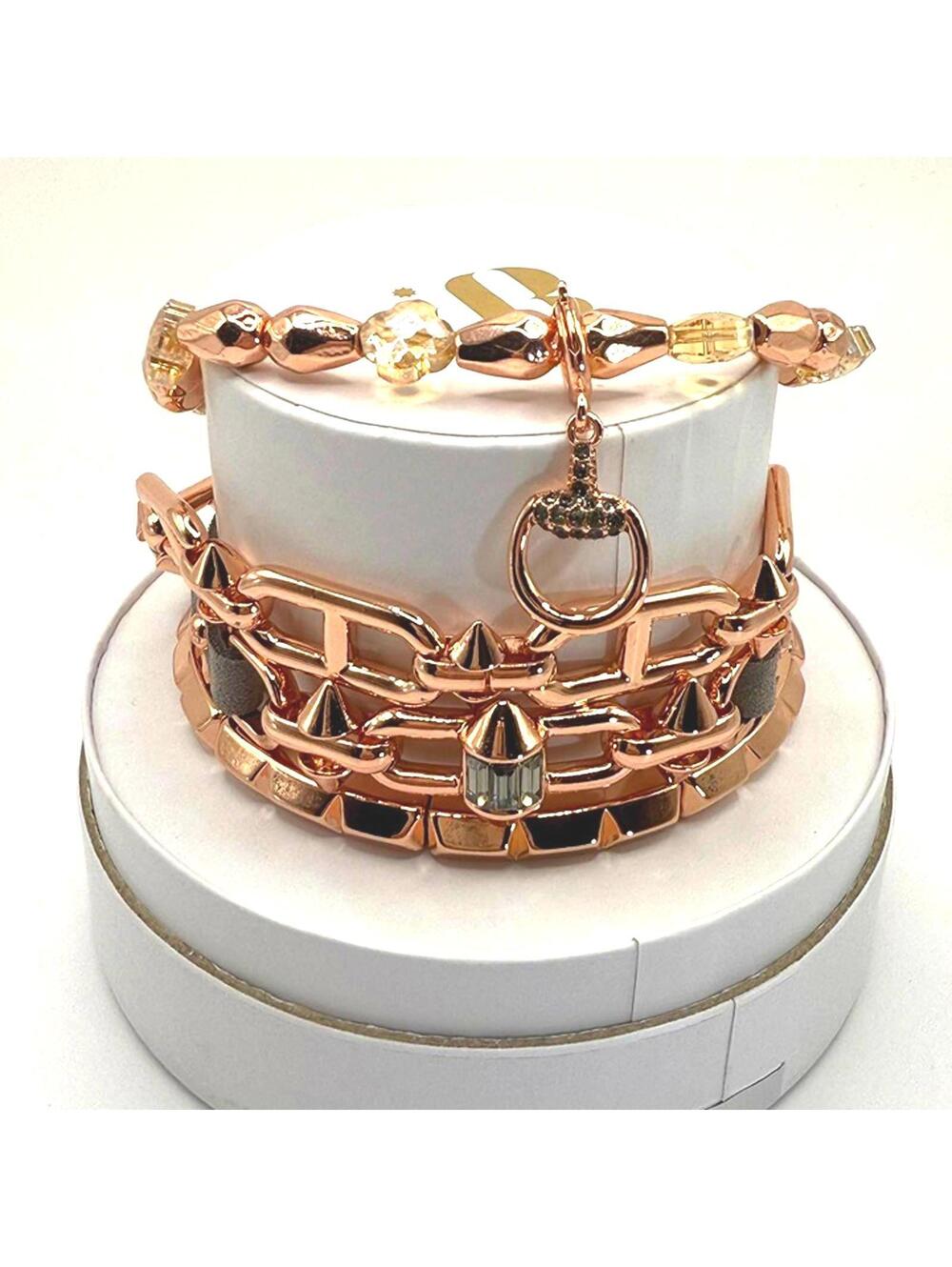 Bomb Party Rose Gold Boss Moves Bridle Stirrup Summer 2025 Stacks